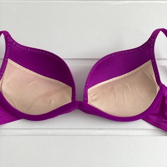 Victoria's Secret Women's Jeweled BIOFIT Push Up Bra Purple Size 32B - Picture 3 of 11